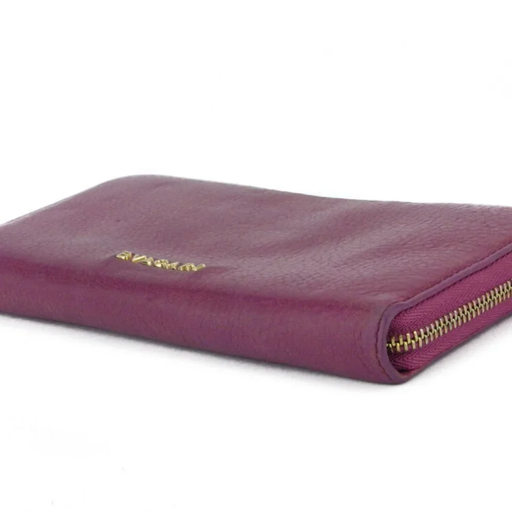 BVLGARI wallet Monete leather Auth used T9949 - Picture 3 of 8